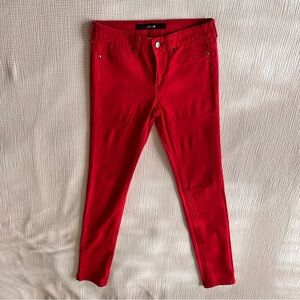 Joe's Jeans girl's Fiery red skinny denim jeans size 14